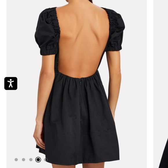 STAUD
Alix Puff Sleeve Mini Backless Dress - Picture 2 of 9